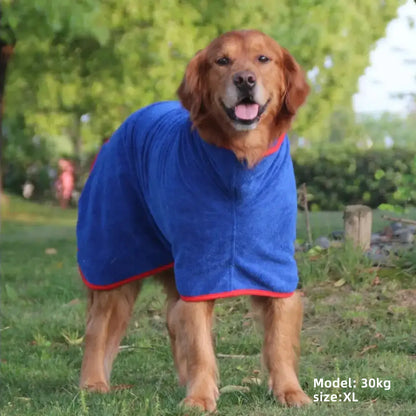 Quick-Dry Pet Bathrobe. Ideal for Cats Dogs