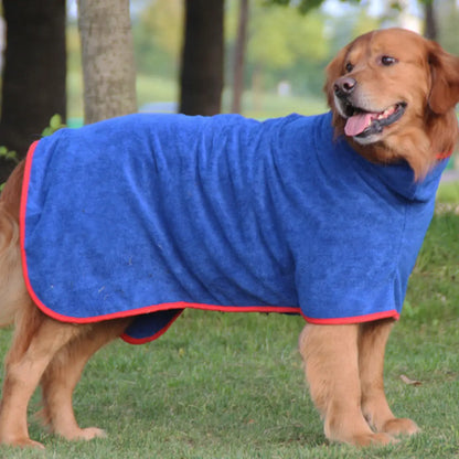 Quick-Dry Pet Bathrobe. Ideal for Cats Dogs