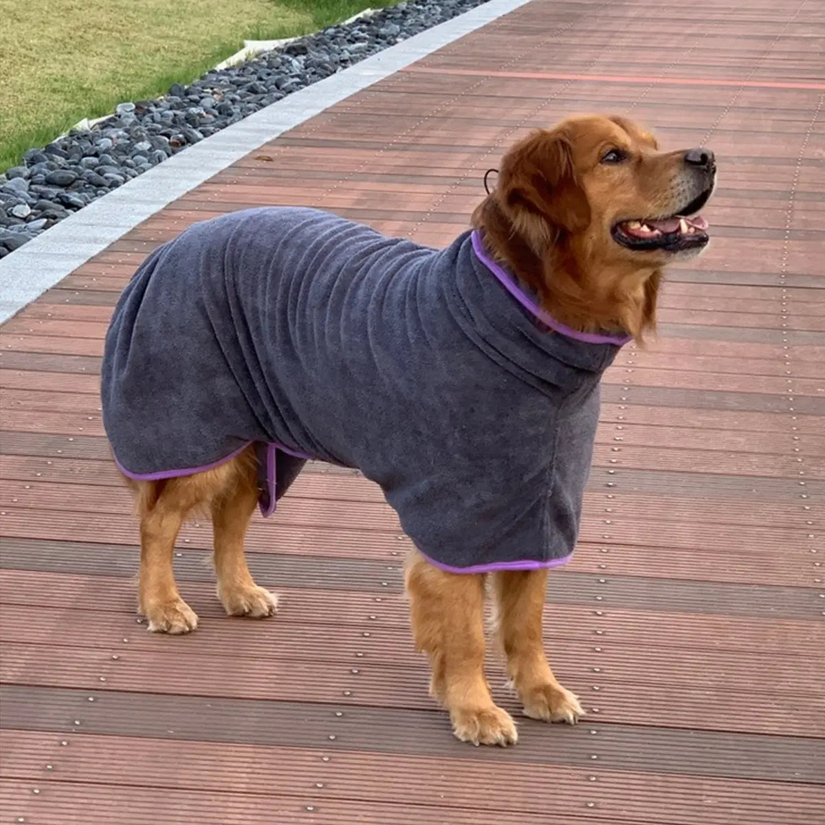 Quick-Dry Pet Bathrobe. Ideal for Cats Dogs